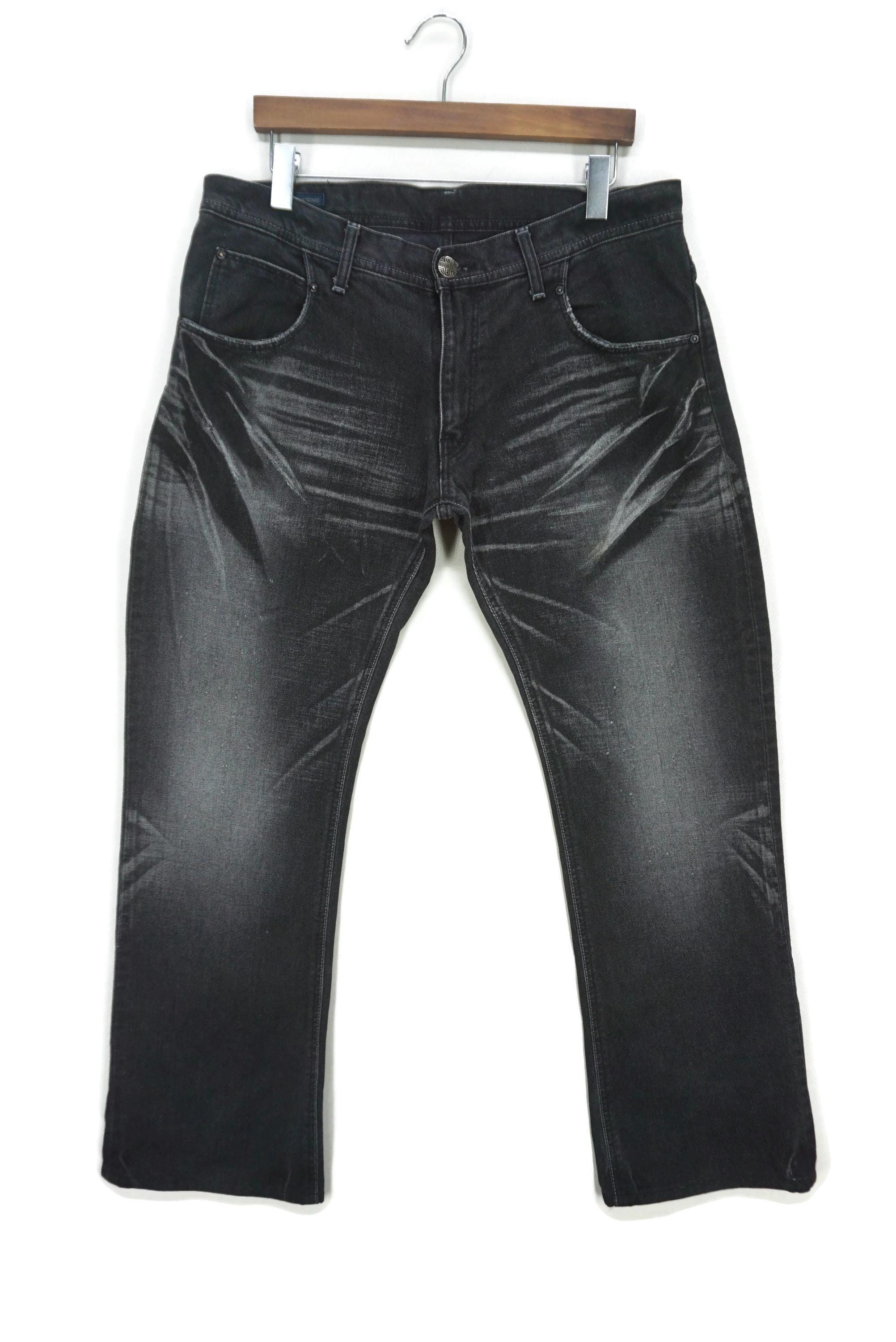 Lee X Tete Homme Jeans Size W36xl30.5 Low Rise Whiskered