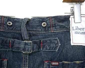 Jean Toile Liberto Taille W40 L34 - Occasion Très Bon état, Coupe Classique, Couleur Bleu