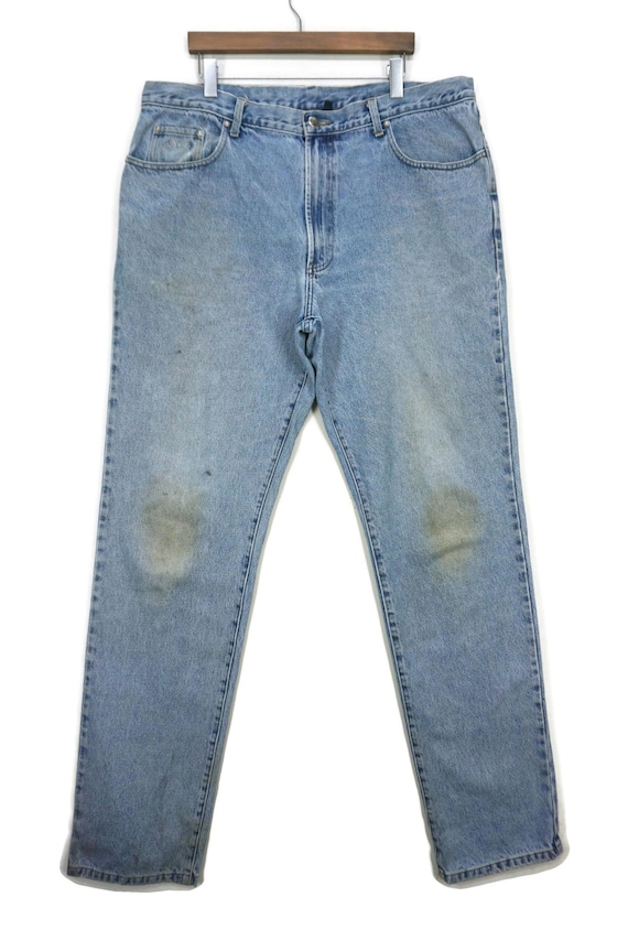 Jean Faconnable, taille W42 L38, baggy, denim ample décontracté