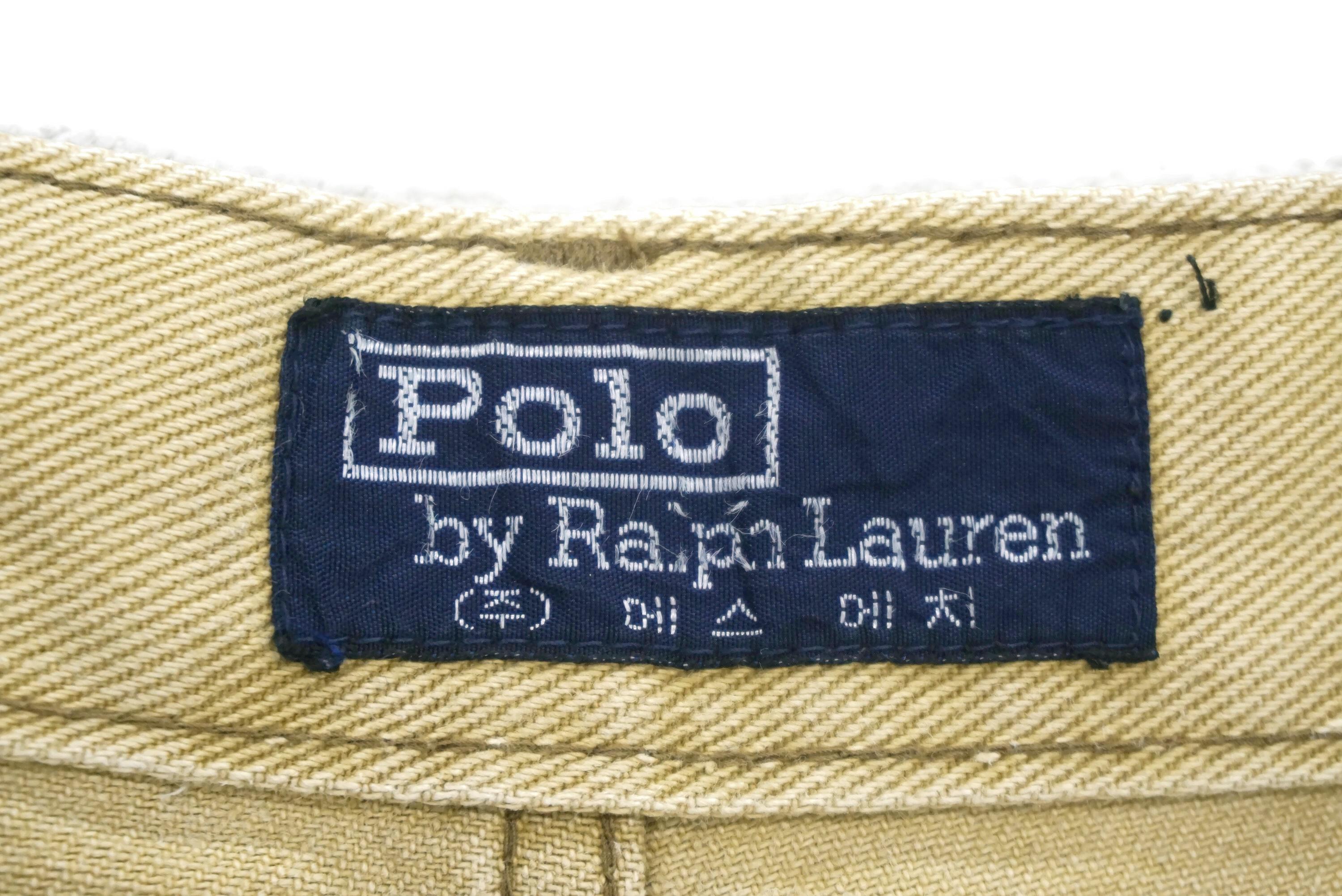 パンツ 90s polo by ralph lauren made in USA Vintage Polo Ralph Lauren Pants Size 90 W36 L29 Distressed