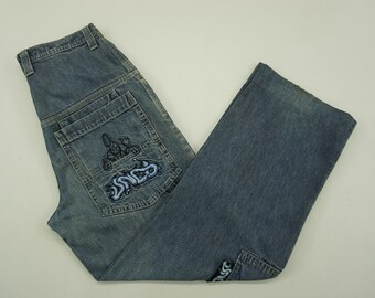 最終値下げ❢　サイズ90cm 22点まとめ売り‼️ ♬女の子♬ JNCO Jeans W30xl28.5 90s Vintage Denim Jeans Spooky 1115 Hip