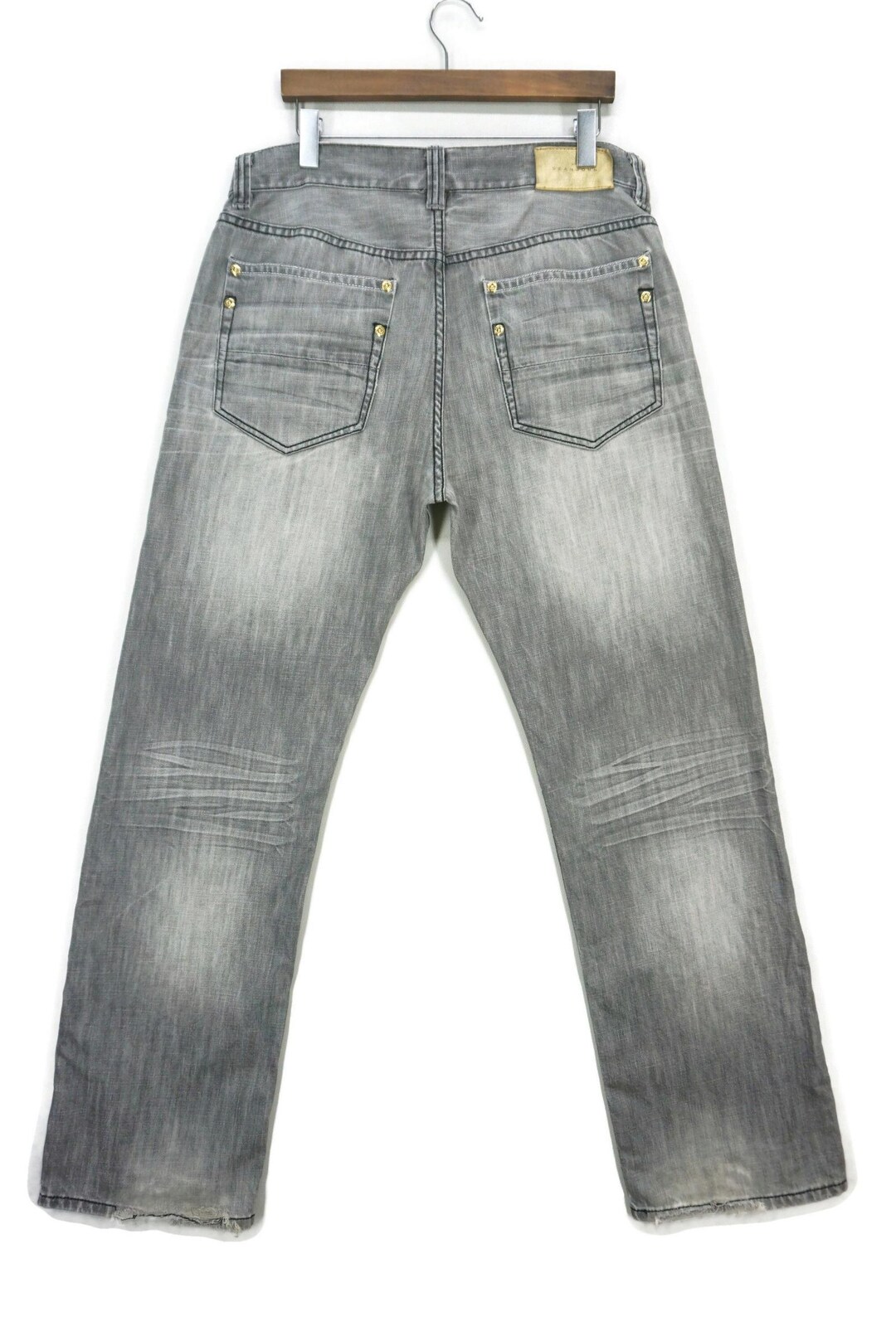 Vintage Sean John Jeans Size 34 Fits W37xl34.5: Y2K Hip Hop Gray