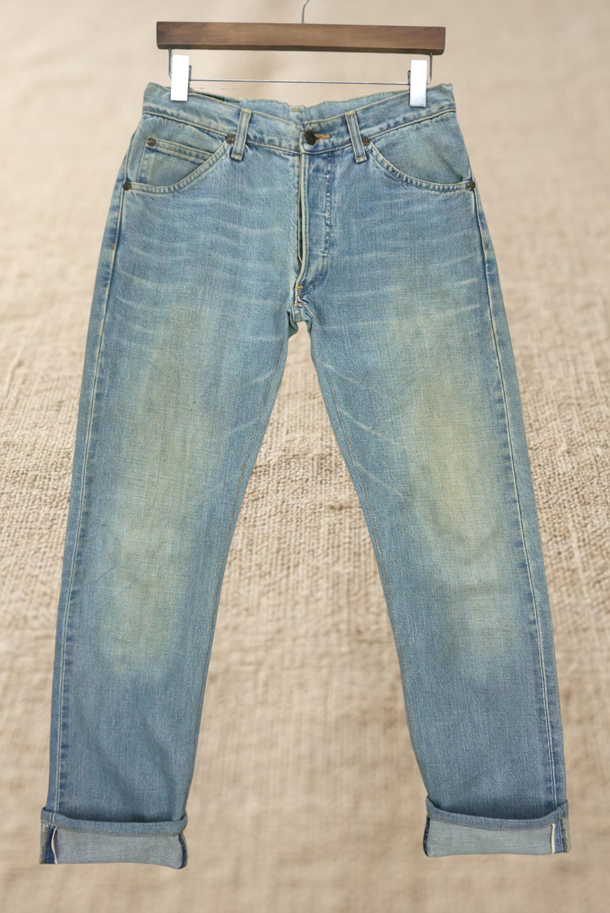 USA製Lee32x 36 Vintage Lee Riders Selvedge Jeans Made in Japan Union Made Denim