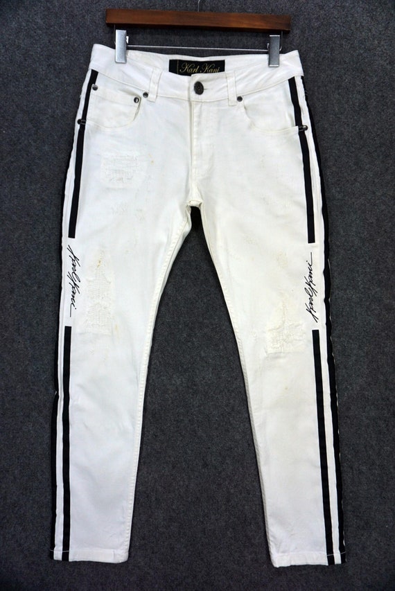 Karl Kani Jeans Size 30 Fits W32xl29 Vintage Y2K Slim Skinny Fit 