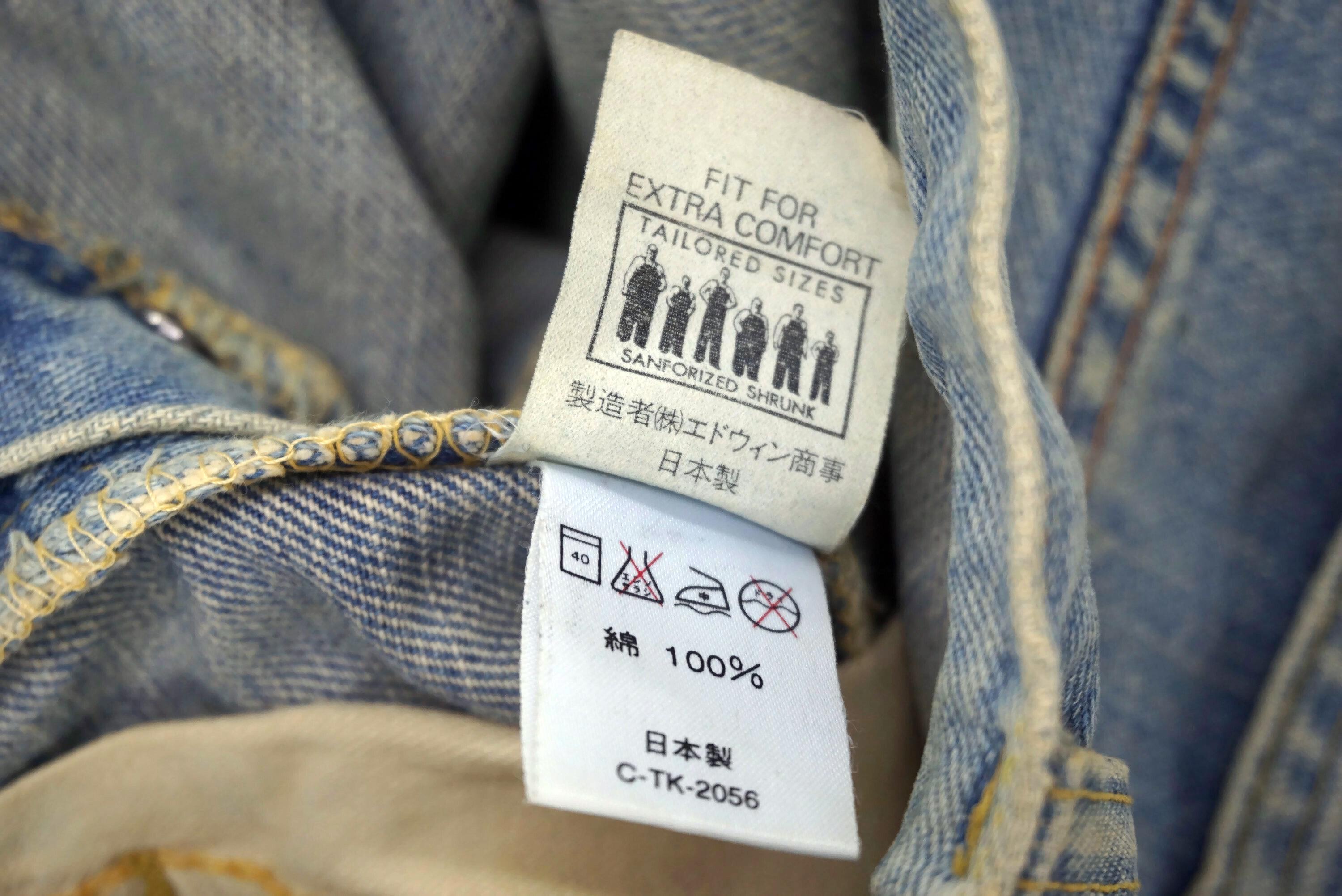Vintage Lee Riders Selvedge Jeans Made in Japan Union Made Denim