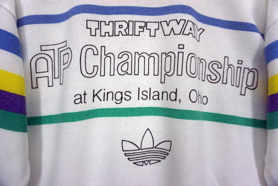 Vintage Adidas ATP Championship Sweatshirt Made in USA Thriftway