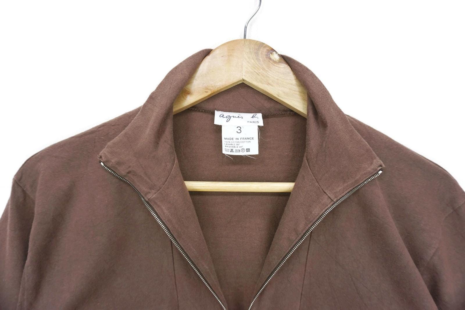 Vintage Agnès B. Cotton Jacket: Made in France, Size S - Etsy