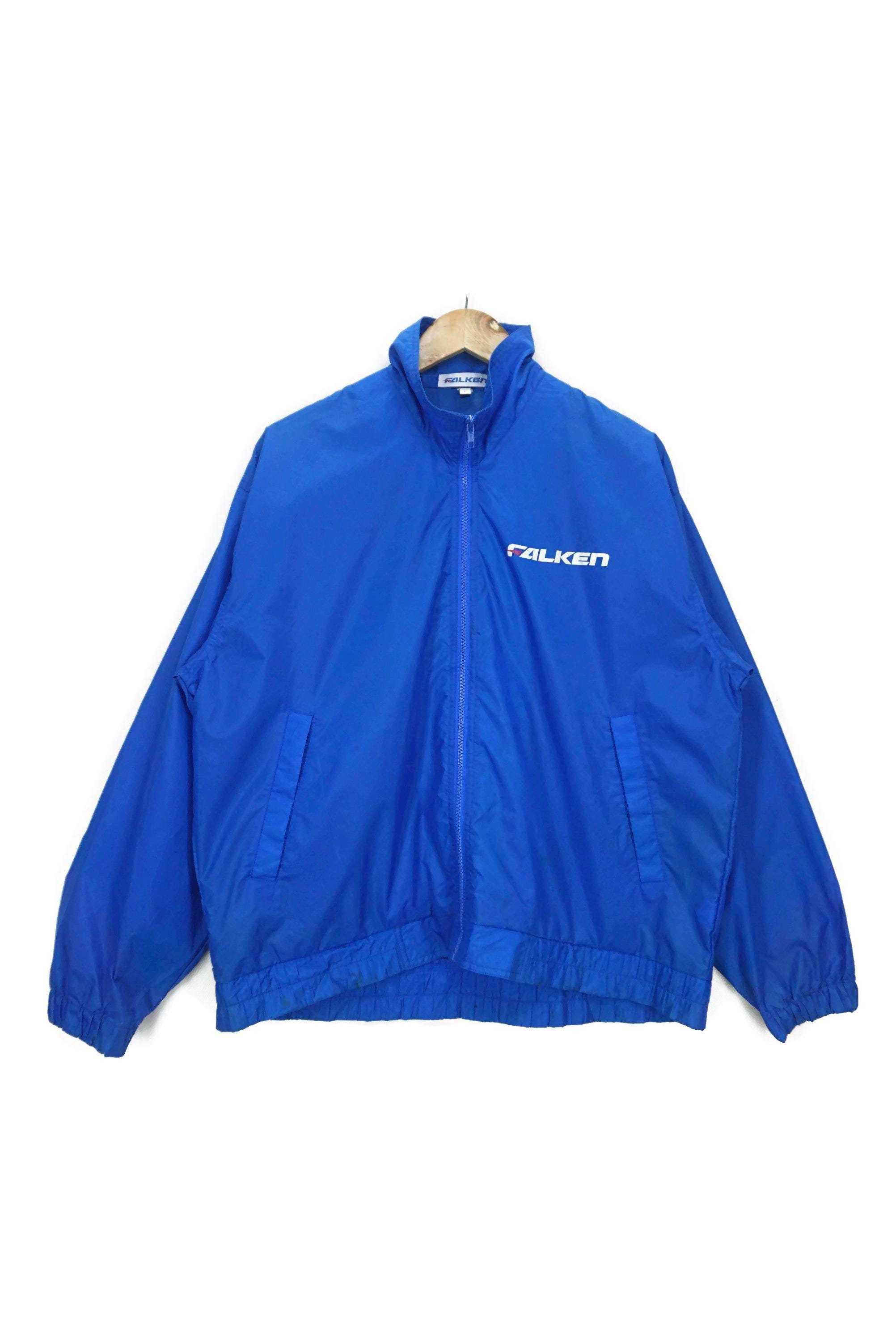 FALKEN Jacket Size L Vintage Falken Tires Windbreaker - Etsy