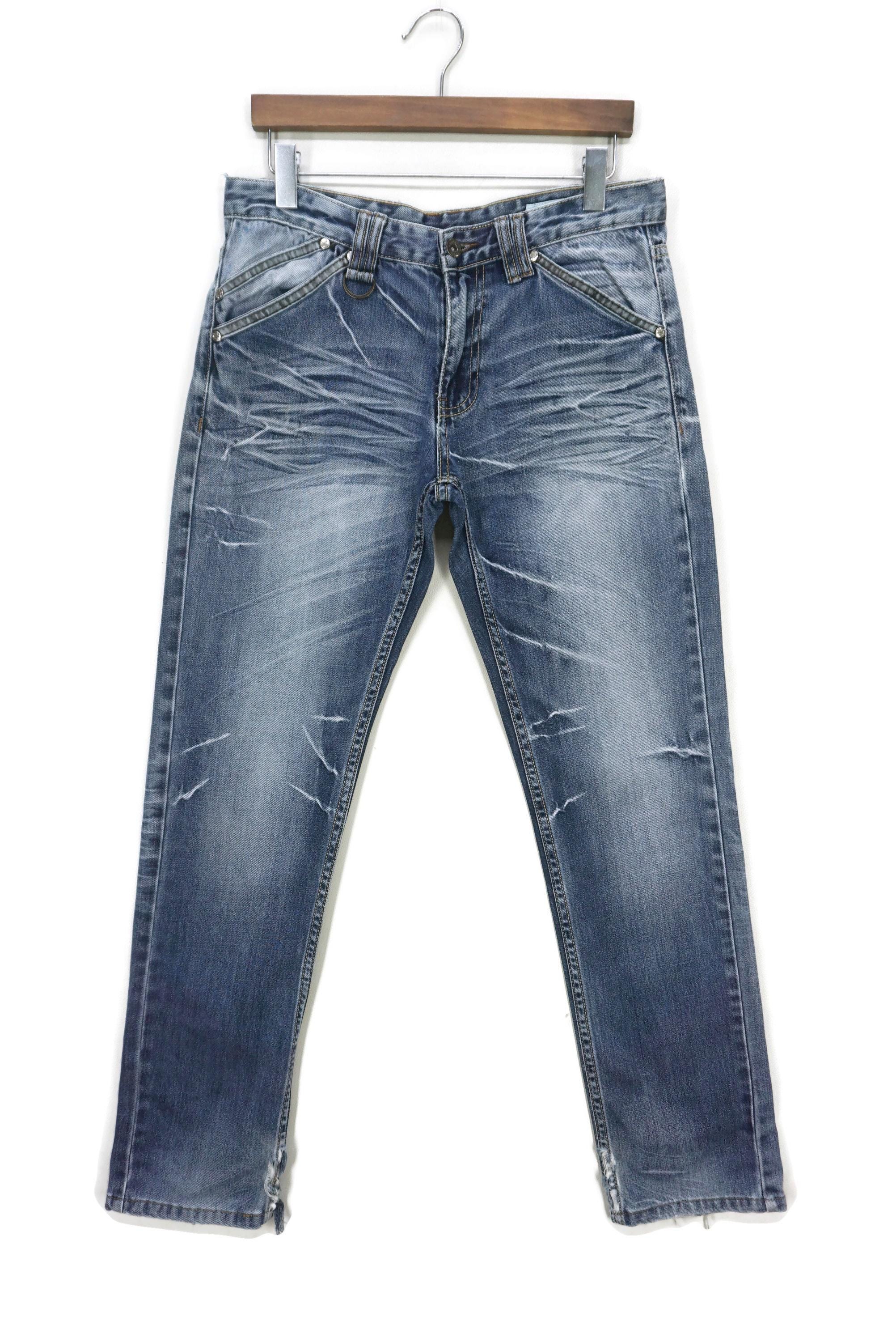 Semantic Design Jeans Size 30 Fits W32xl31.5 Japanese Bondage Low