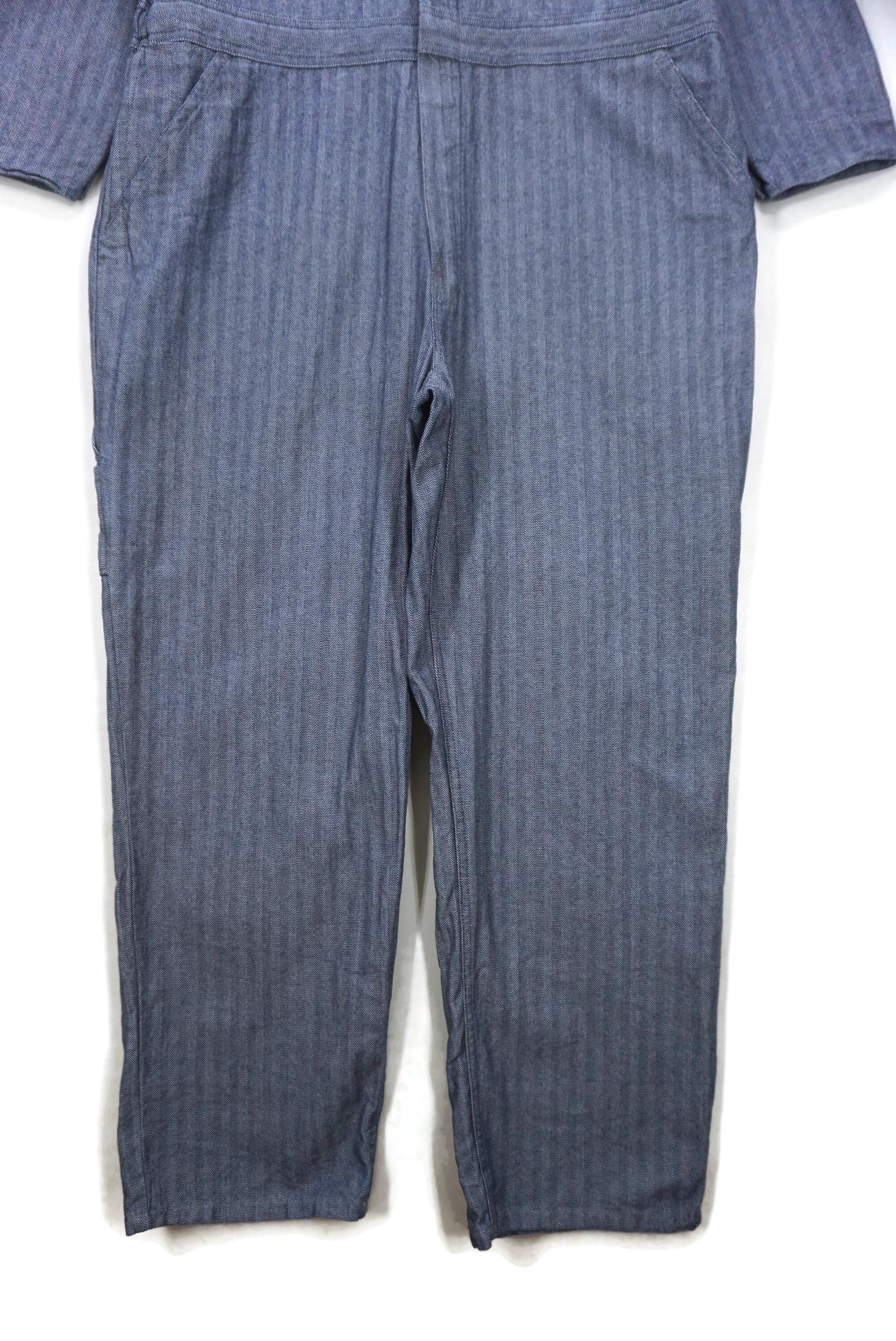 Dickies Hickory Coveralls Herringbone Baggy Workwear Slipknot