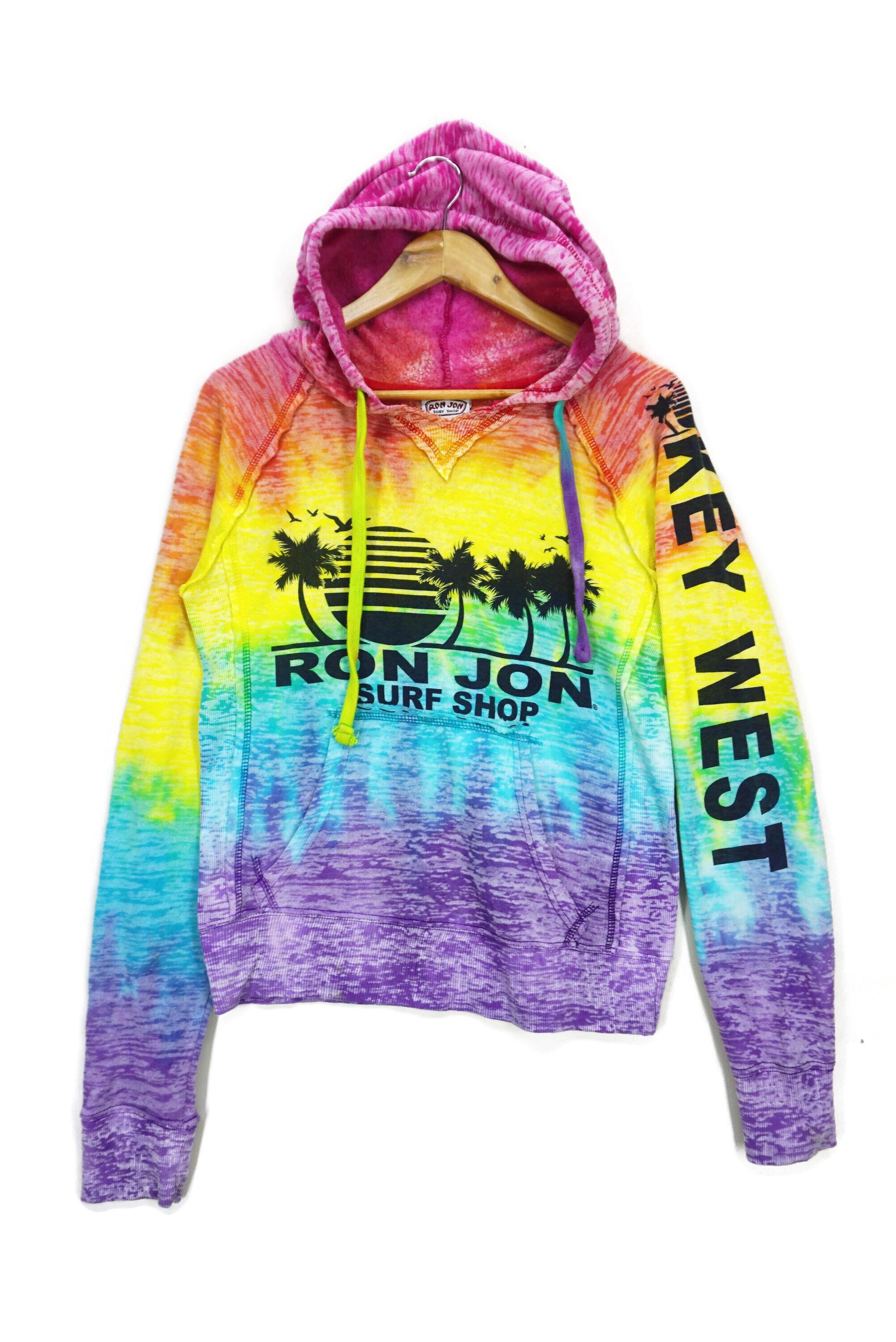 Ron Jon Surf Shop Hoodie Key West Multicolor Pullover Size S - Etsy