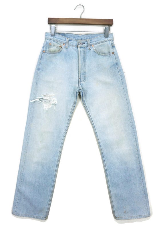 Vintage Levi's 501XX 501-5900 Jeans Made in USA Light Wash
