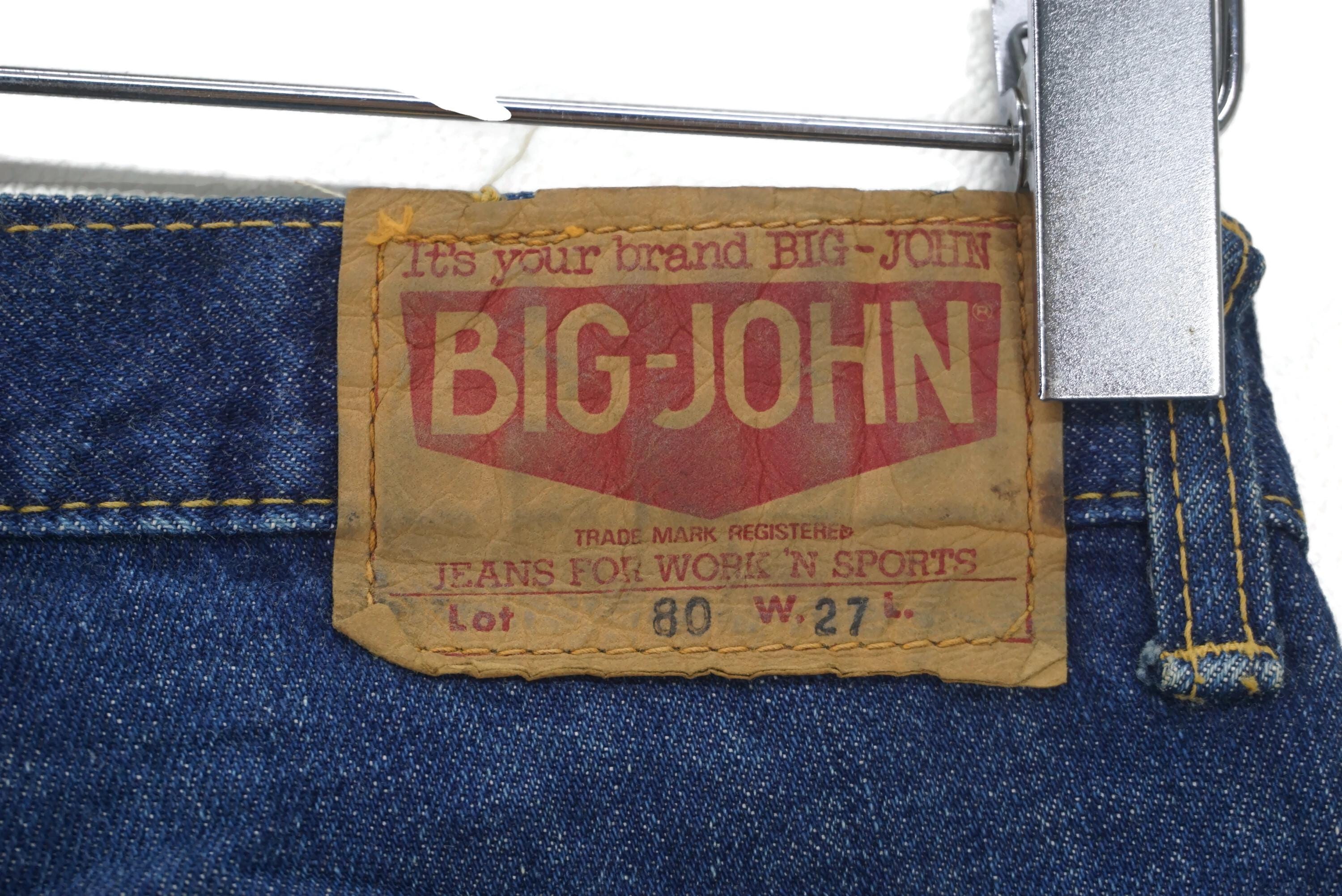Vintage Big John Jeans Japanese Workwear Bootcut Denim Size