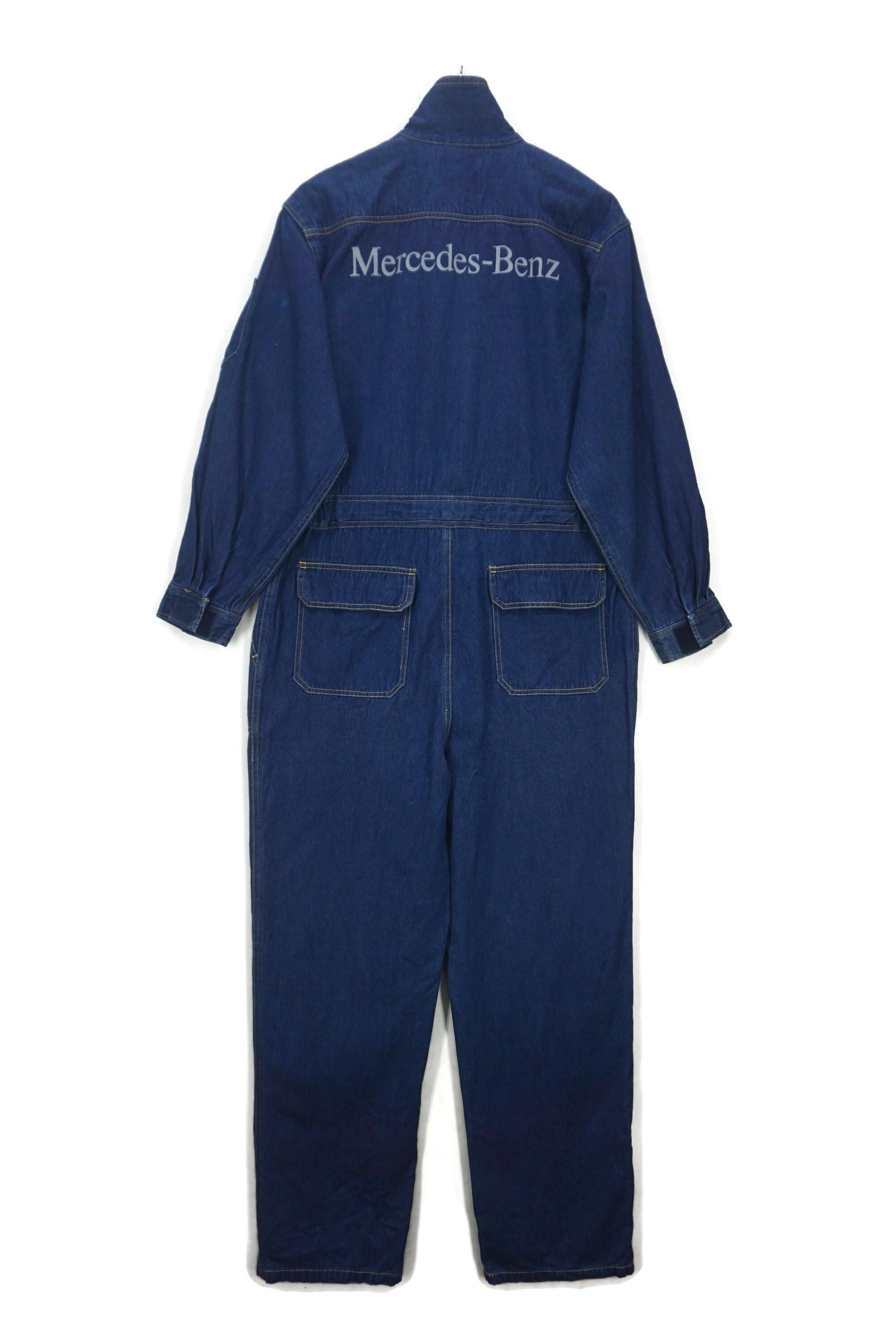 Vintage Mercedes-benz Mechanics Coveralls Auto Beam Hikari