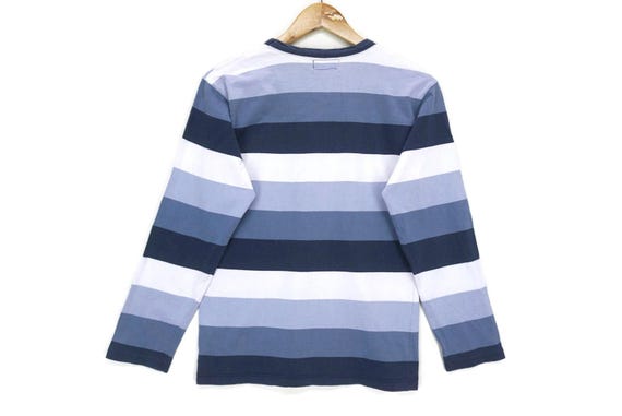 Vintage Agnès B. Striped Long Sleeve Tee, Made in Japan (size XS