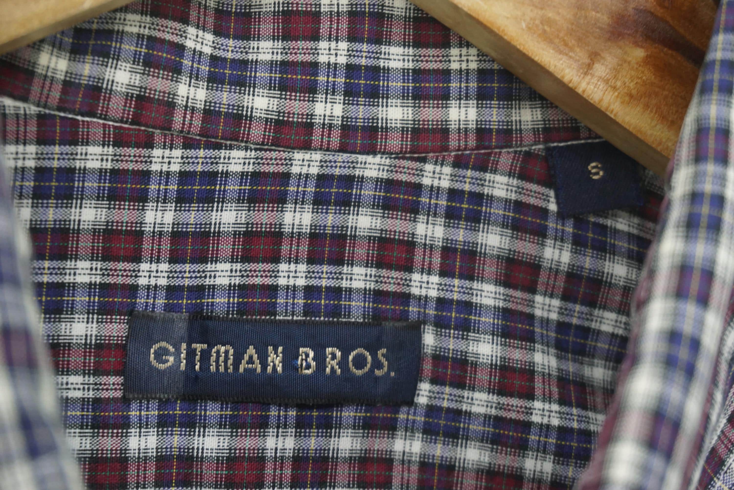 Chemise Gitman Bros. à Carreaux Couleurs Vives - Taille XL, Occasion Excellente