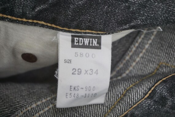 Vintage Edwin Jeans Size W29 L35 Made in Japan Workwear