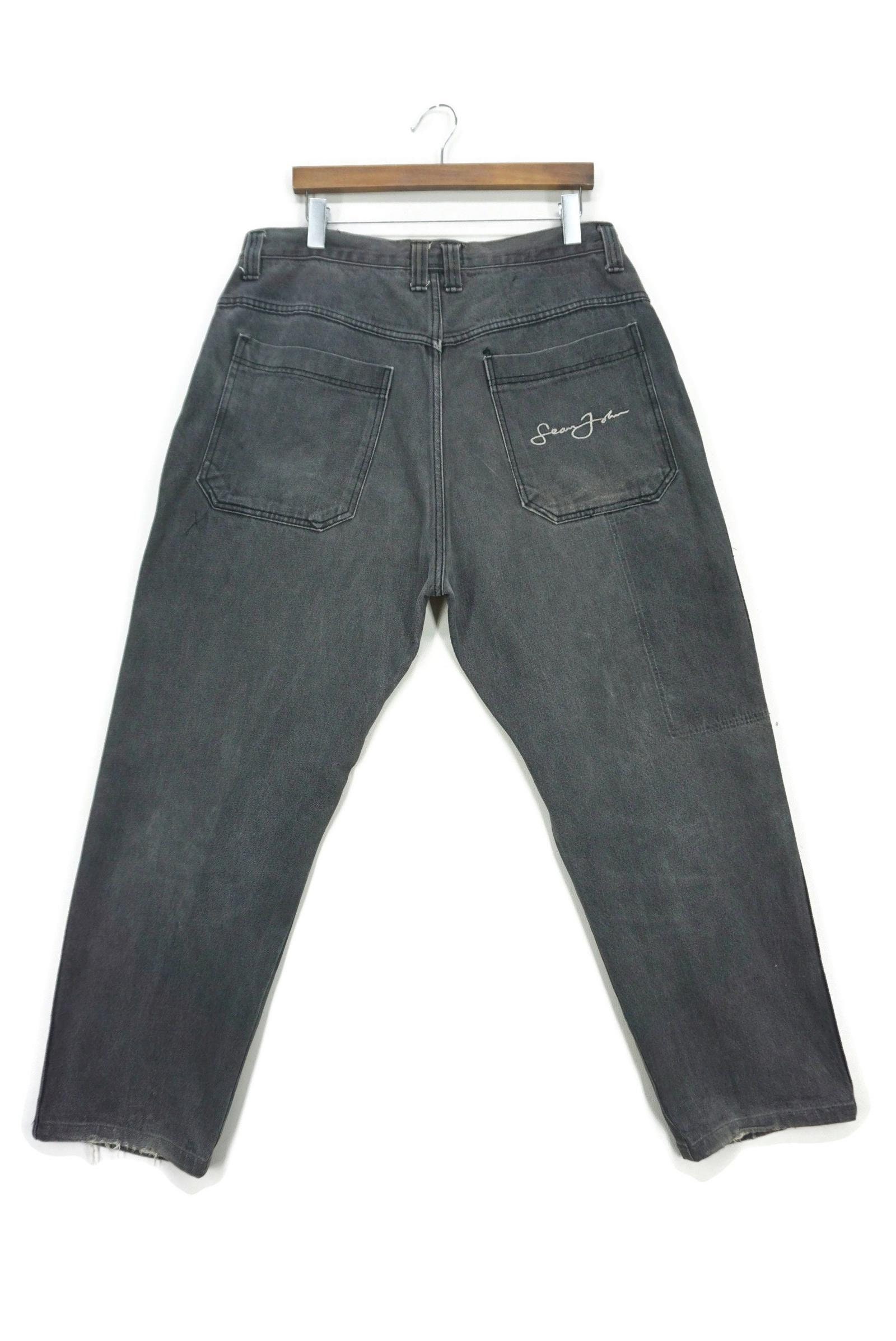 Vintage Sean John Baggy Jeans: Hip Hop Skate Style, W37 L28.5 - Etsy