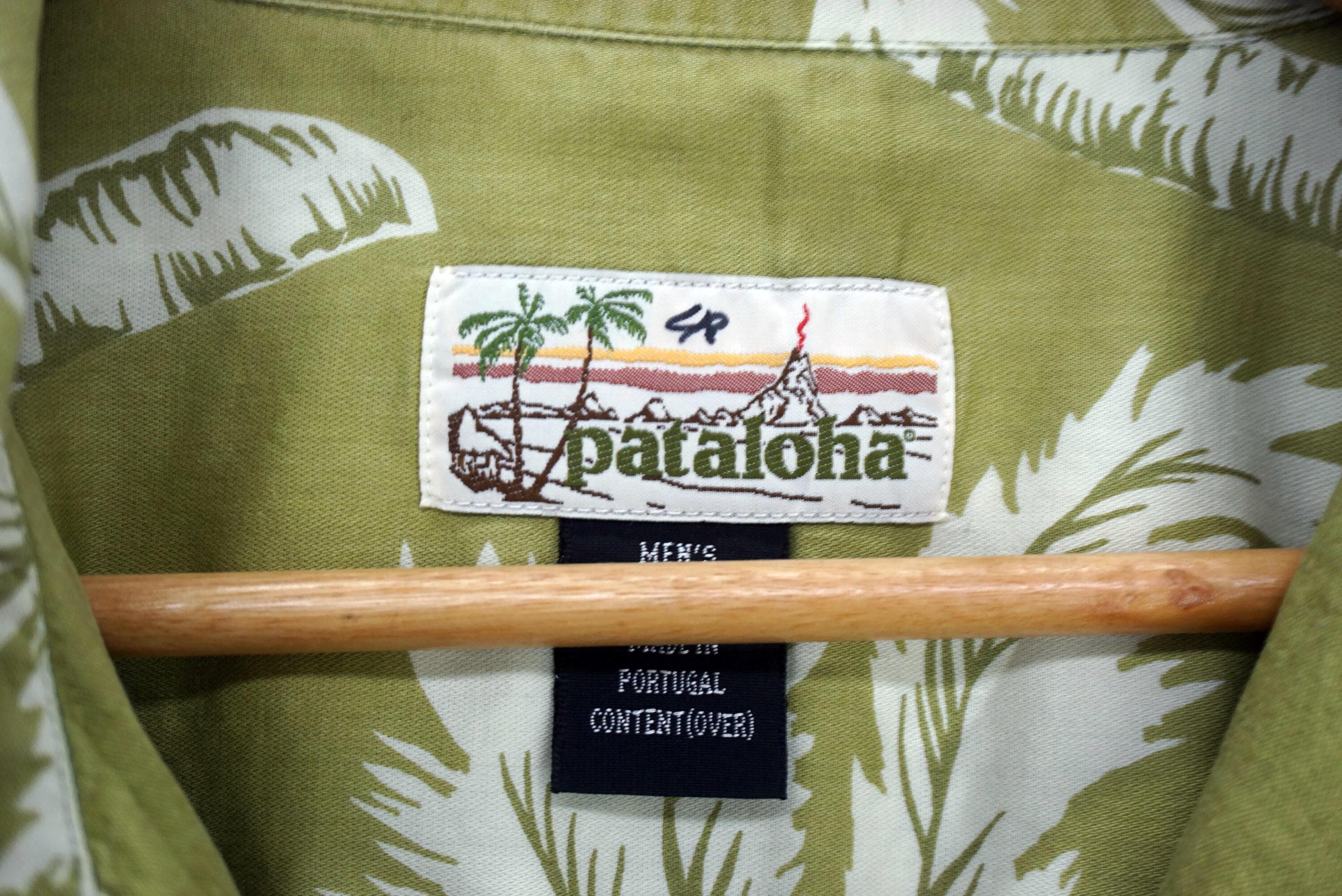 Vintage Pataloha Shirt Size XL Patagonia Palm Tree Beach