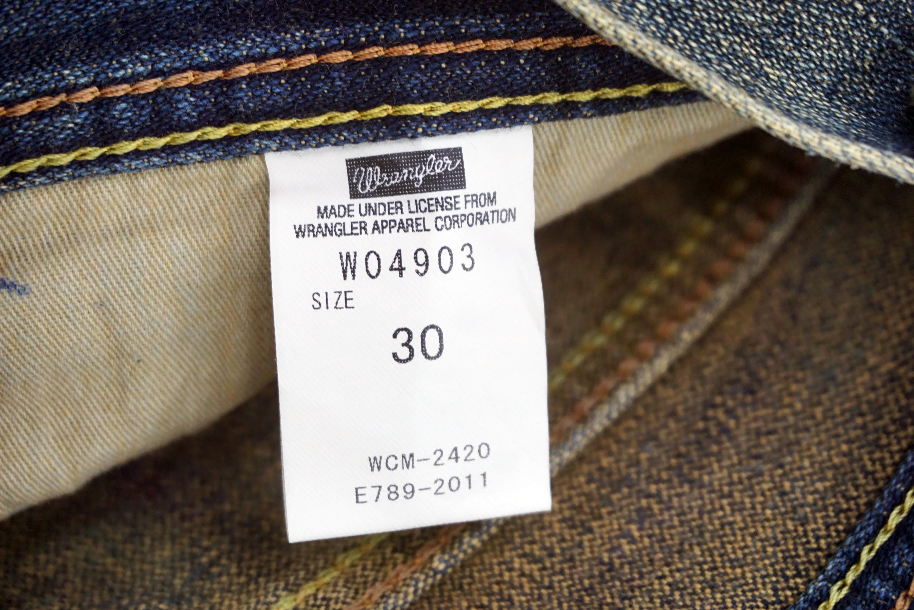 Wrangler Rusty Jeans Size W32xl30.5 Regular Fit Whiskered Wrangler Rusty Jeans Size W32xl30.5 Regular Fit Whiskered