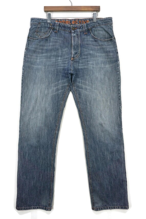 Jeans cammello taglia W42 L37 extra large in denim largo Italia