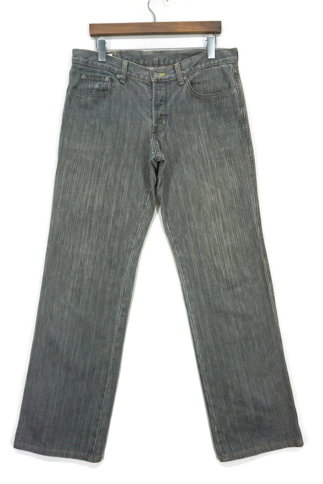 Takeo Kikuchi Jeans Made in Japan Workwear Hickory Denim Size 32