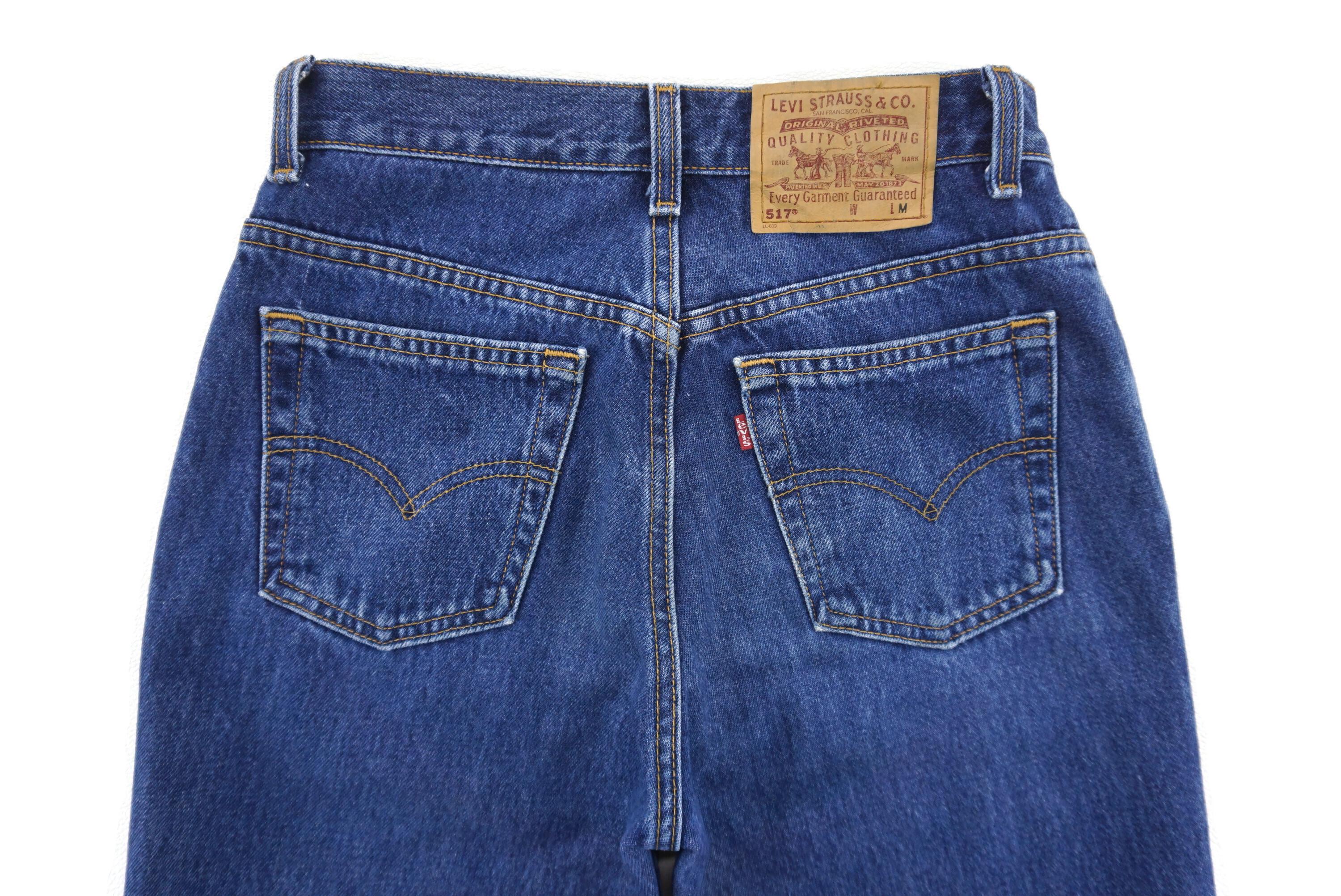 Vintage Levi's 517 Jeans Made in USA 90s Bootcut Denim New Age