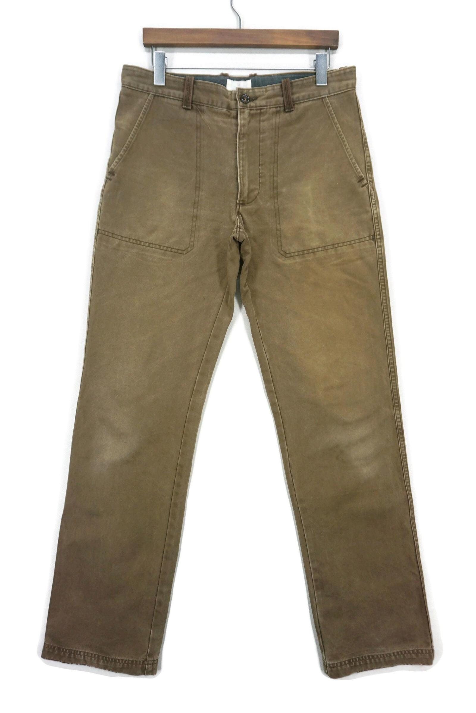 00s GAP cotton linen baker pants utility