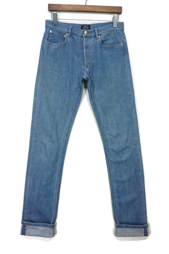 APC Selvedge Jeans Size 27 Fit W30 L34 Petit Standard Slim Skinny