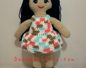 Handmade Crochet Doll, Girl Gift, KidsToy, Amigurumi Doll, Amigurumi Crochet Doll,