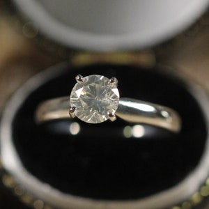 1.00ct Diamond 950 Platinum Solitaire Ring, Engagement Ring, Luxury Ring, Diamond Ring