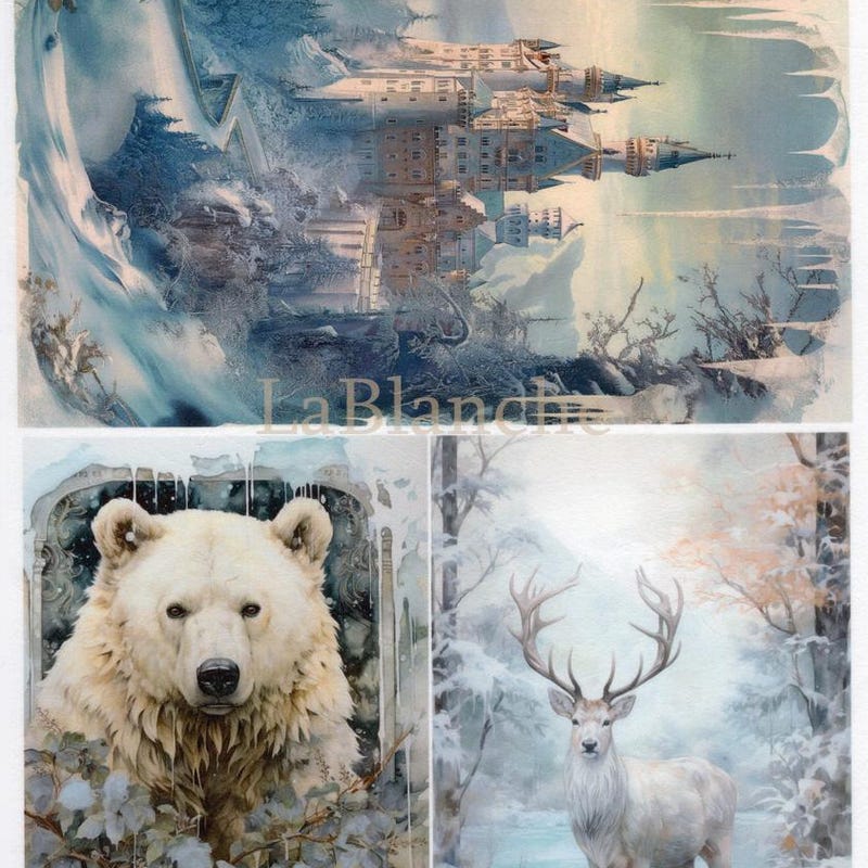 Winter Rice Paper - Etsy