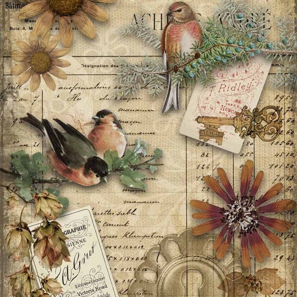 Decoupage Paper Etsy