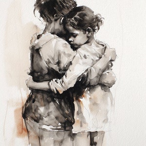 Andy Skinner, tout ira bien, papier de découpage A4, toucher, aquarelle, techniques mixtes, art sur toile