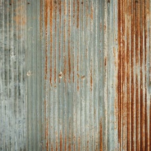 Roycycled Corrugated Metal Decoupage Paper, 20 x 30, 18mm, Tissue Paper, Industrial, Steampunk, Rusty texture, Mixed Media