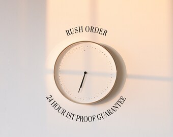 24 Hour - Rush Order -  1st Proof within 24 Hours - Printed Hearts Co