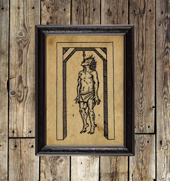Die Inquisition Folter Makaber Horror Kunst Etsy