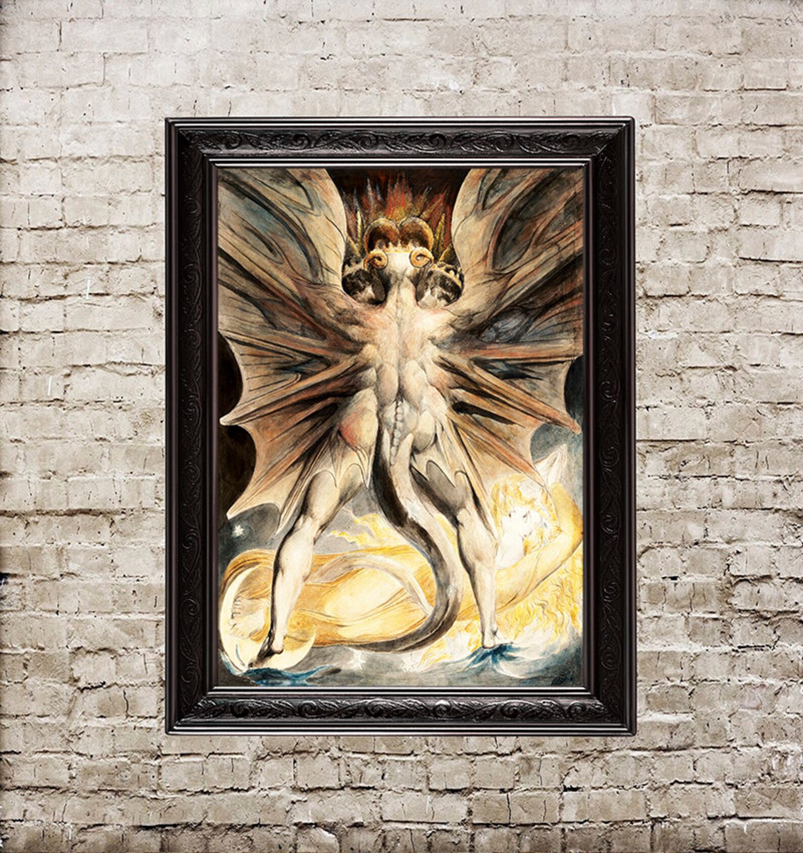 The Great Red Dragon William Blake Book Of Revelation Etsy Il 1588xN.1311717117 Eh11