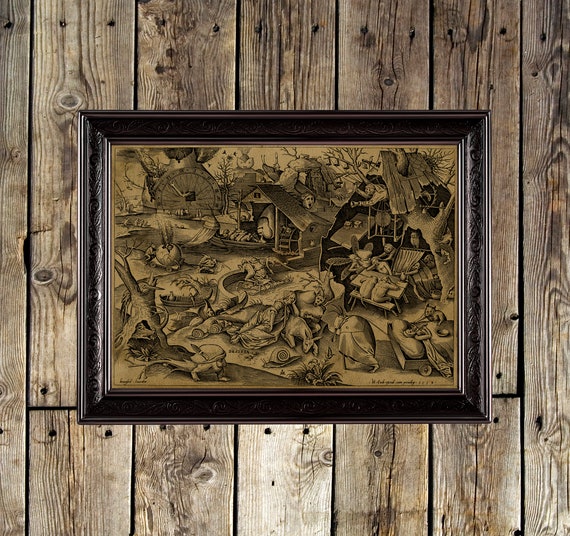 Desidia Faultier Sieben Todsunden Kunstdruck Christliche Etsy