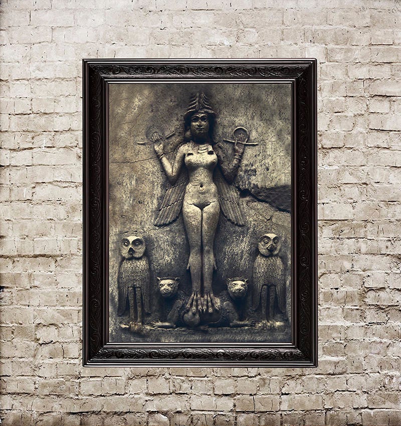 Queen Of The Night, Lilith, Ishtar, Inanna, goddess, Babylon, Sumeria…