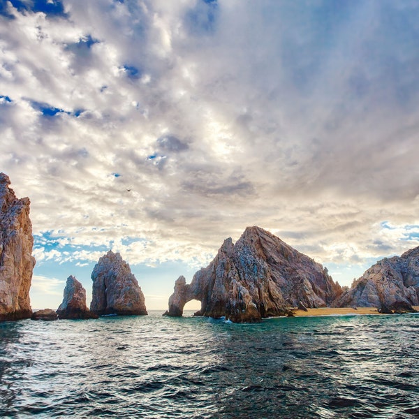 El Arco Cabo San Lucas photo – Lands End arch – Cabo ocean photograph – Baja Mexico beach – Vacation souvenir photo – Mexico metal print