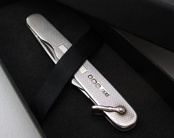 Superb Quality JY Cowlishaw Vintage Sterling Silver Stainless Steel Pocket Double Folding Penknife Hallmarked Sheffield 1948