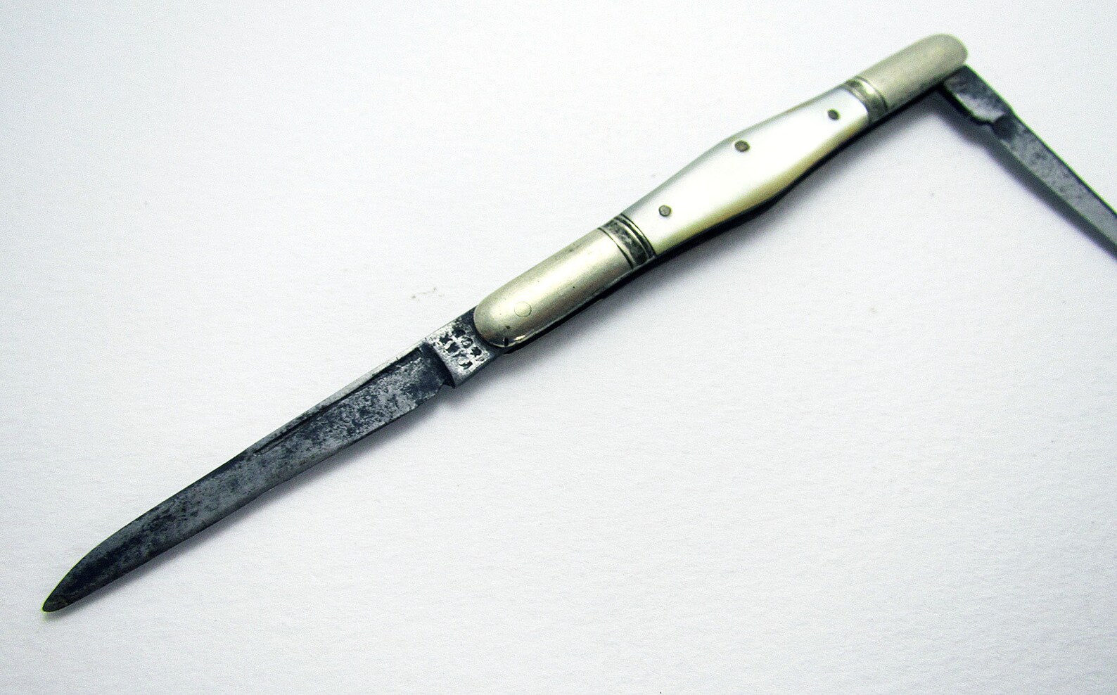 Rare Victorian Double QUILL/PENCIL SHARPENER Mother of Pearl Etsy