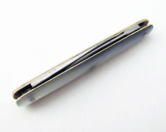 George Wostenholm IXL Sheffield Antique c1900 Small/Miniature Double Folding Pocket Penknife Mother of Pearl High Carbon Steel