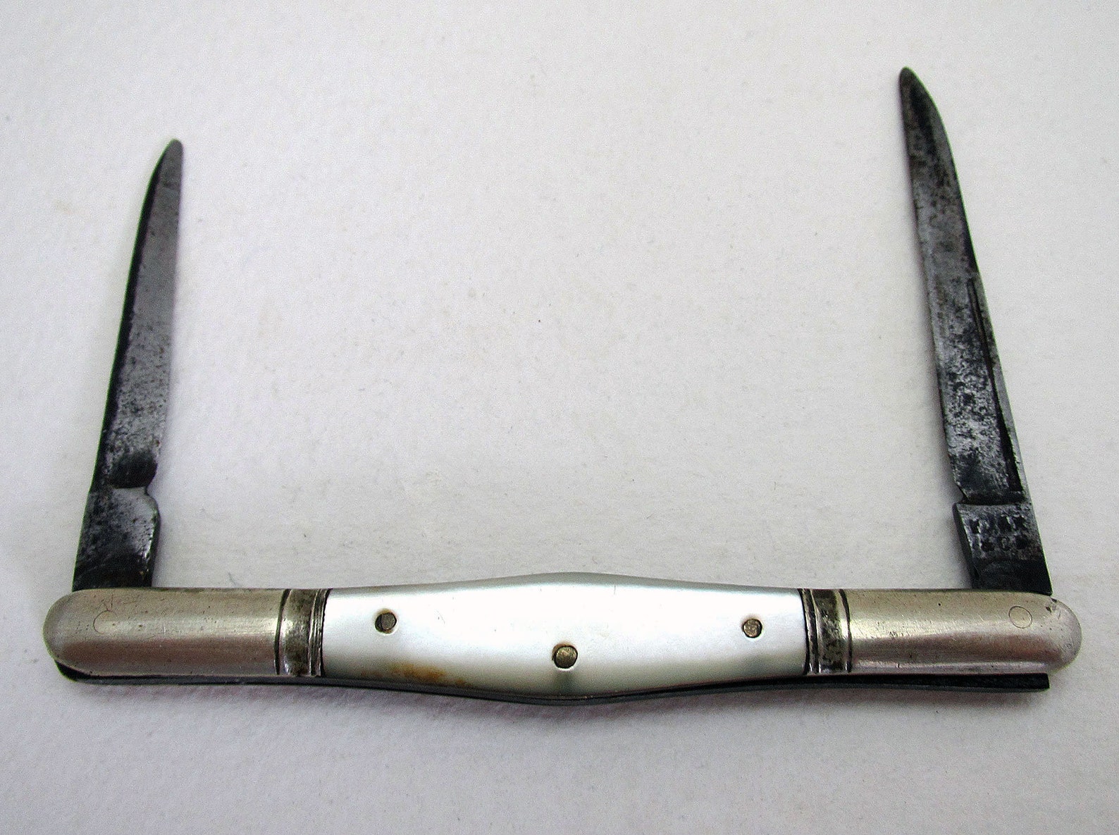 Rare Victorian Double QUILL/PENCIL SHARPENER Mother of Pearl Etsy