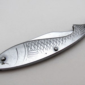 Vintage Fish Shaped Pen Knife 