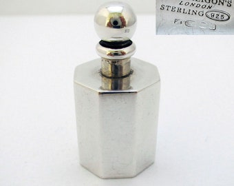 Penhaligon's London Vintage 1993 Solid Sterling Silver Scent Perfume Bottle/Dipper 15ml.