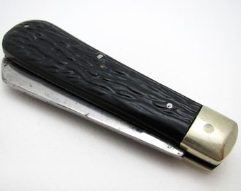 Vintage Folding Lambfoot Pocketknife, A. Wright & Son Sheffield.