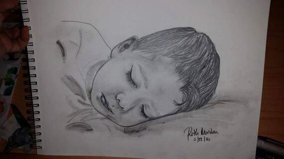 Graphite Pencil Sketch Of 1 Person Or Pet Buyer Supplies Photo Drawing Gift Home Decor Gift For Friend Gift For Mom Gift For Dad