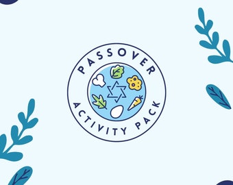 Passover Jewish Holiday Activity Pack Hebrew SCRIPT & CURSIVE PDF